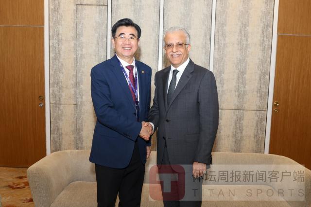 华体会体育-宋凯会见AFC主席萨尔曼 提出承办一届U17亚洲杯