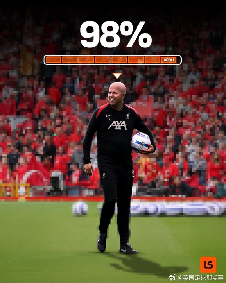 华体会下载-进攻大师😤斯洛特执教英超41场有40场进球，98%进球率历史最高
